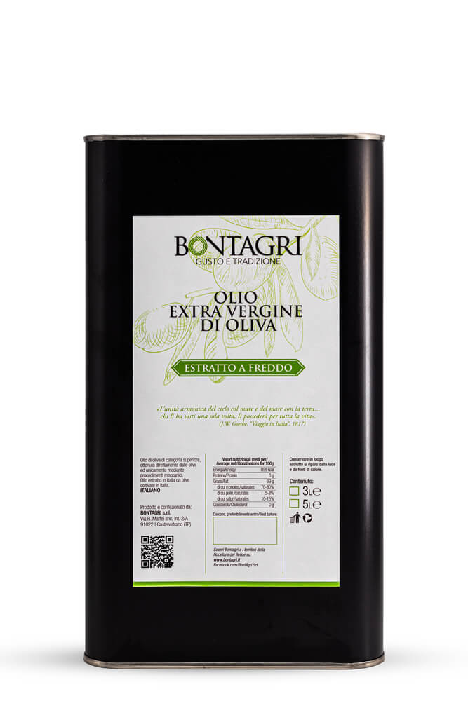 Olio extravergine di oliva 3L bontagri